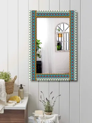 999STORE Mirror for Room Decorative Wall Art Mirror Bedroom drawingroom Mirror(Mirror_20X30 Inch_Multi) MirrorHMP367