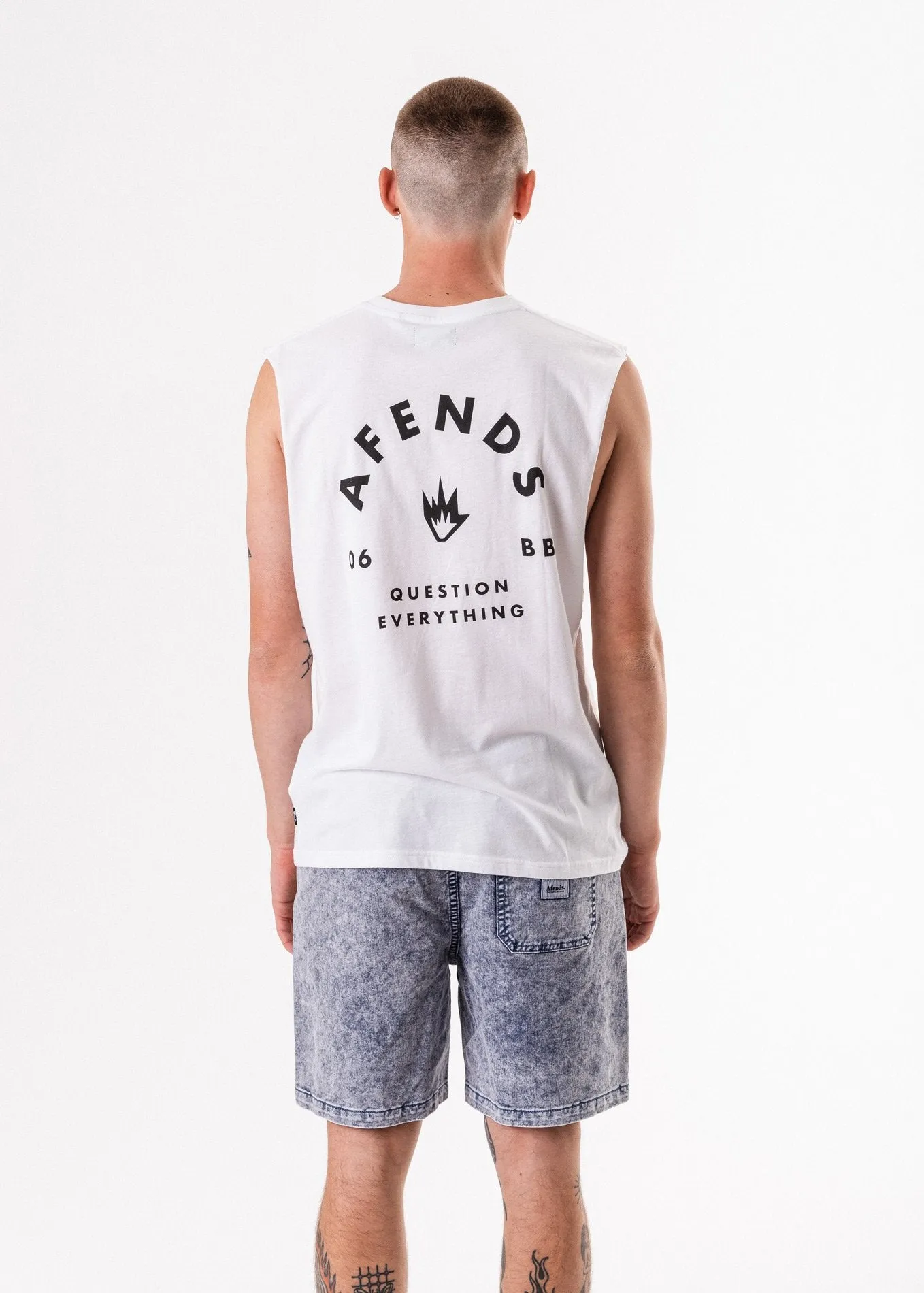 Afends Mens Roll - Bandcut Tee