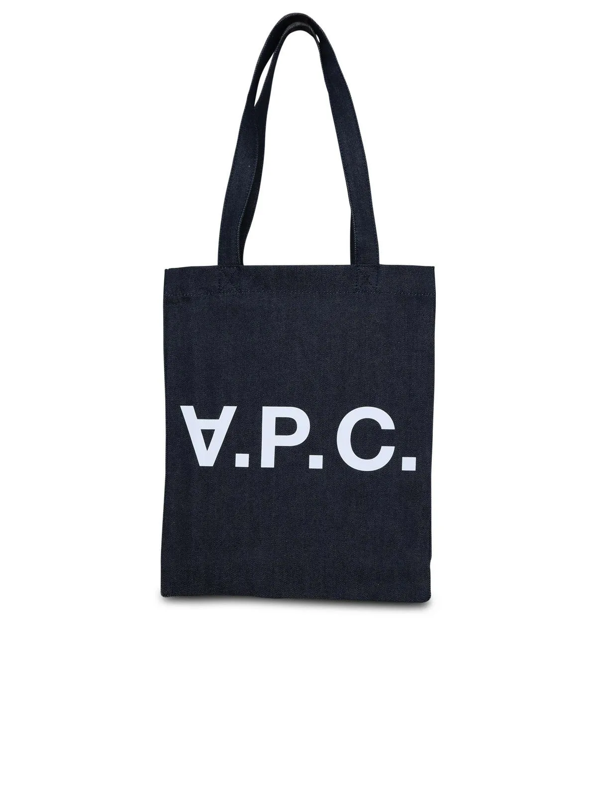 A.P.C. Blue Cotton Shopping Bag Women