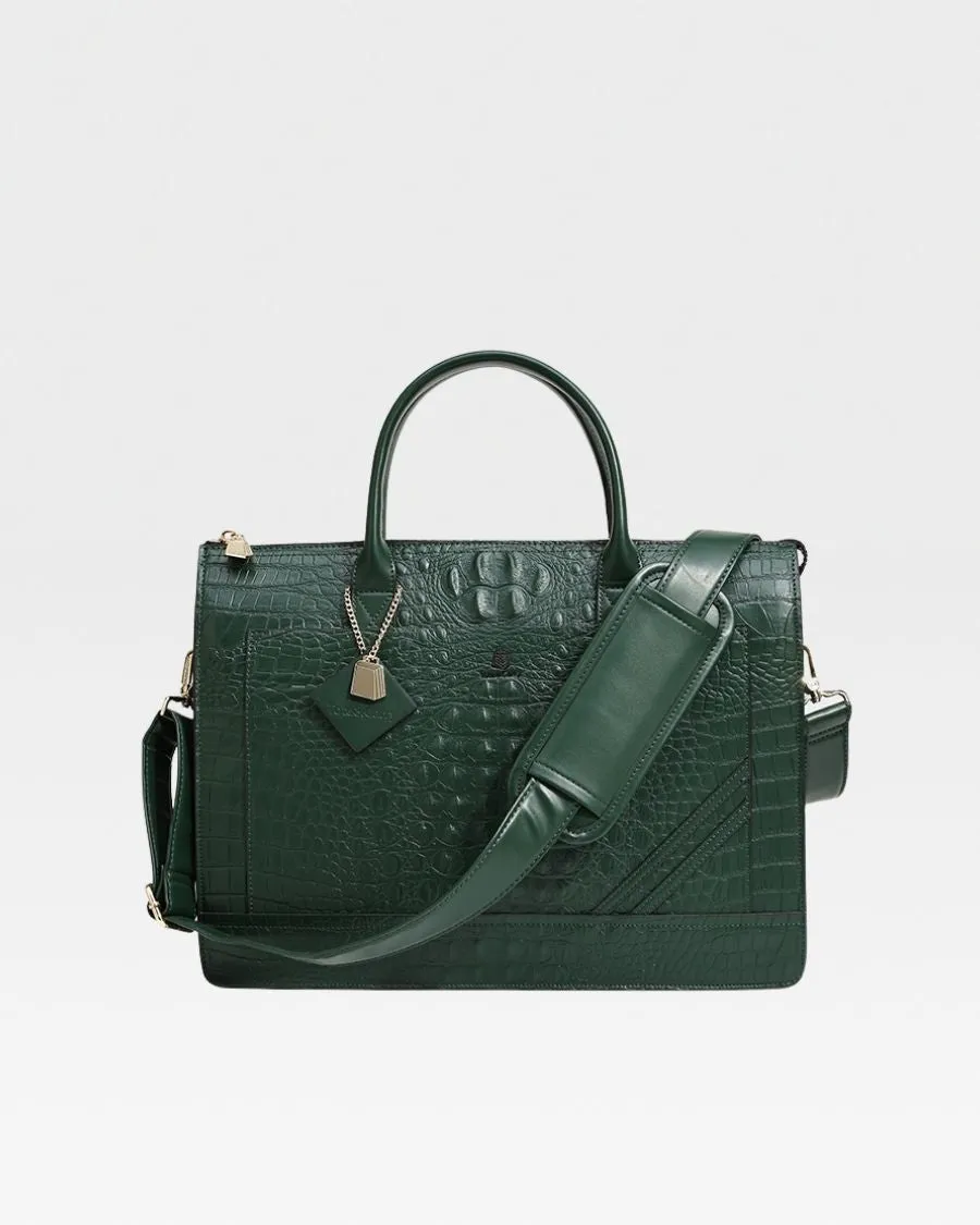 Apollo 2 Laptop Bag in Emerald Green