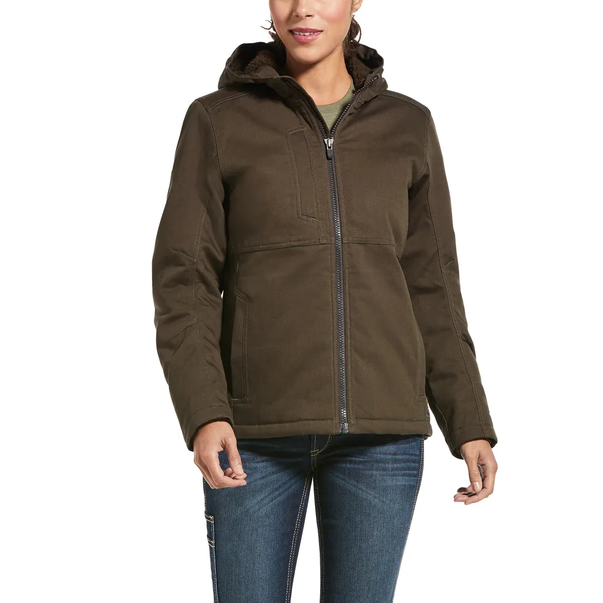 Ariat  | Women's Rebar DuraCanvas Insulated Jacket | Wren