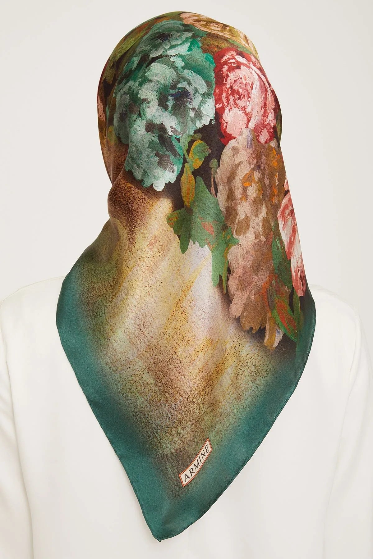 Armine Kemboja Floral Silk Scarf #35