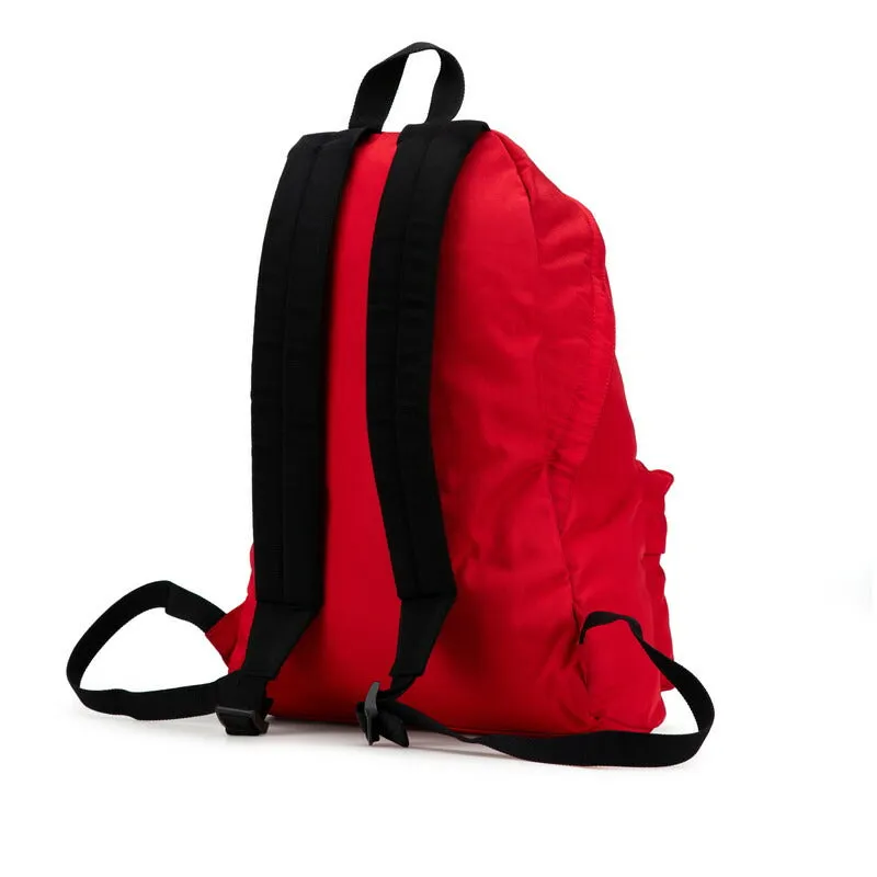 Balenciaga Explorer Nylon Canvas Backpack Red