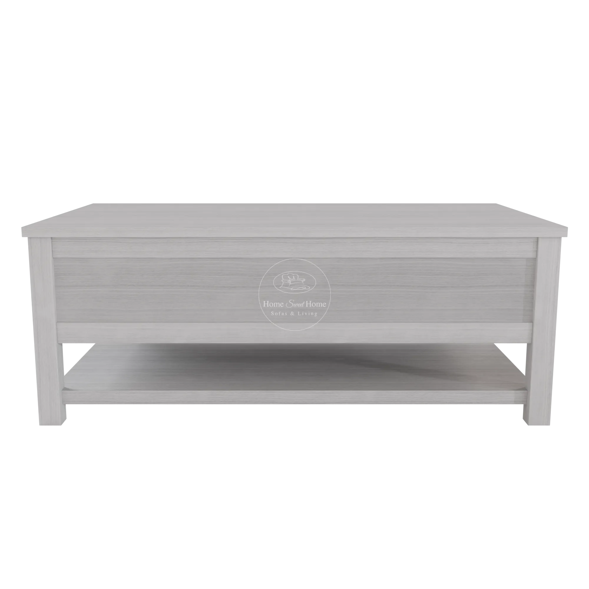 Beech Coffee Table Brushed White