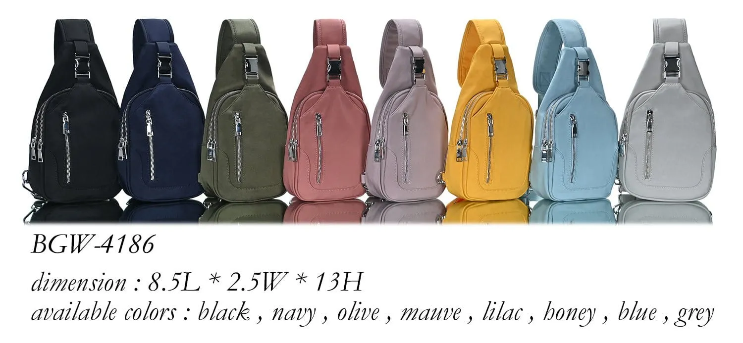 BGW4186 Buckle Poly Slingbag