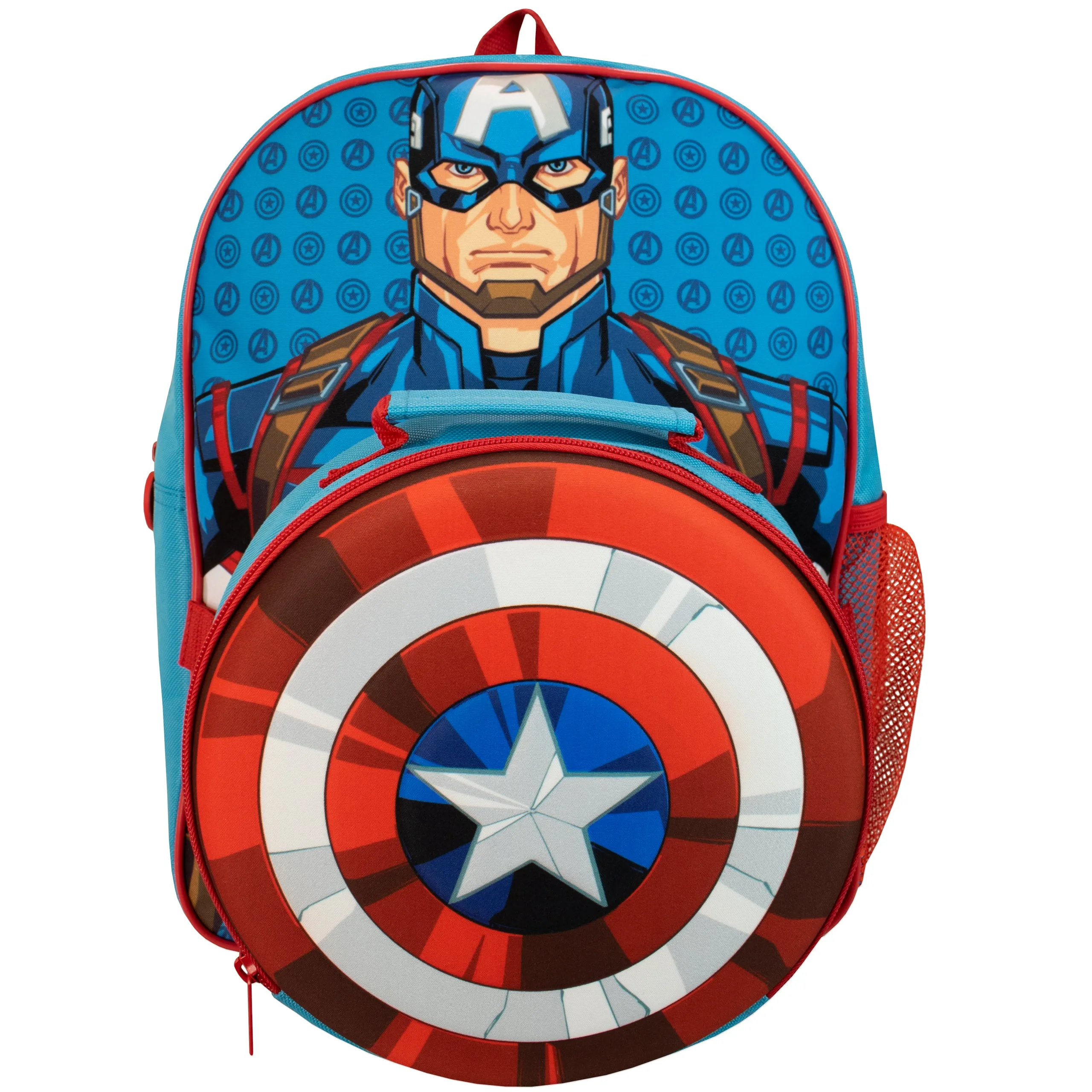 Captain America Backpack and Lunch Bag Set