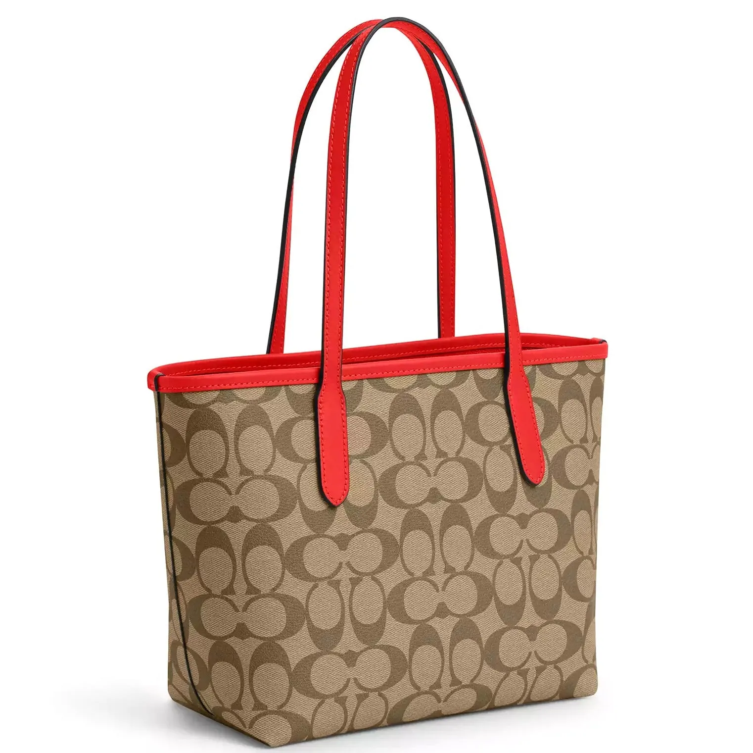 Coach Women's Mini City Tote In Signature Canvas