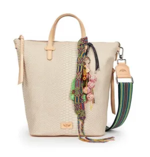 Consuela Thunderbird Crema Snake Sling 6389