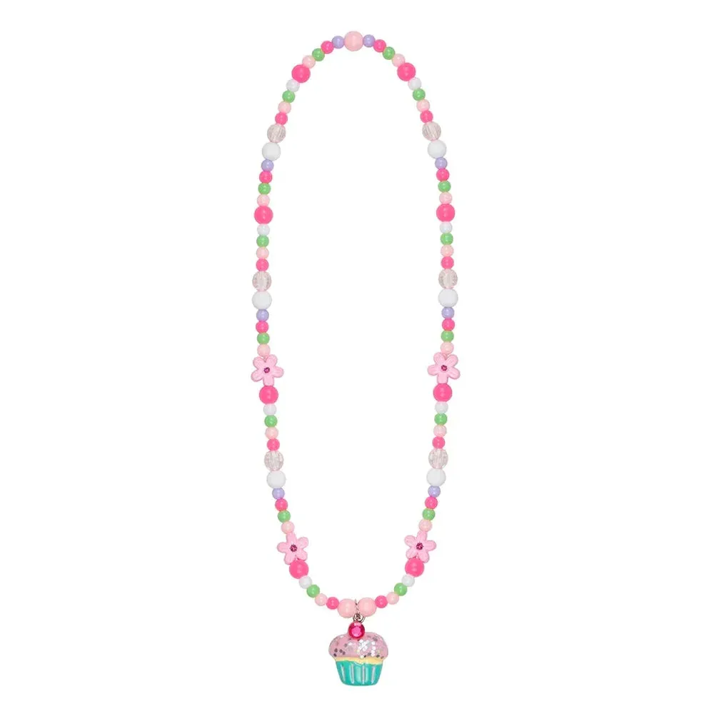 Cutie Cupcake Crunch Necklace - Mint