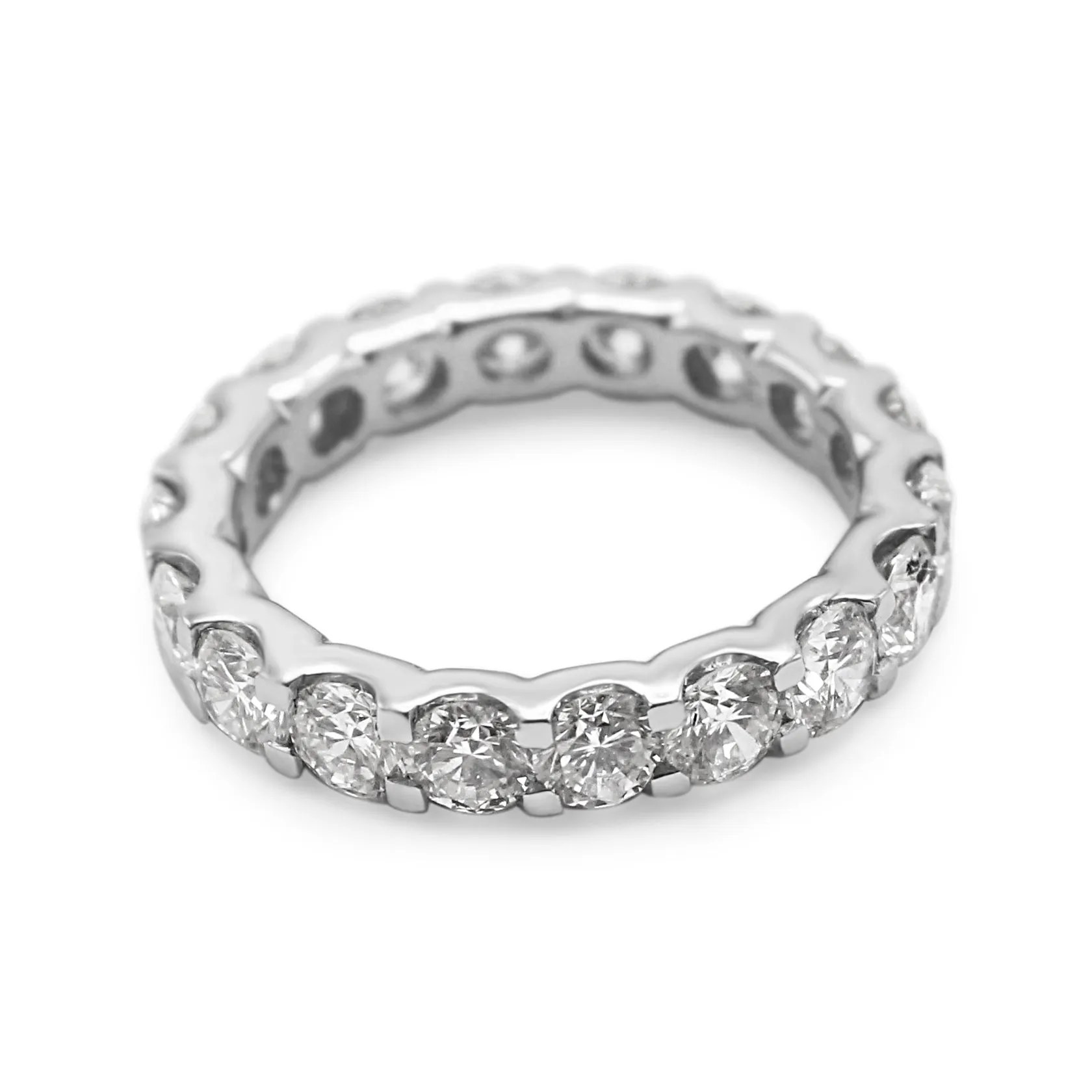 Diamond 3.35ct Full Eternity Ring Set in Platinum