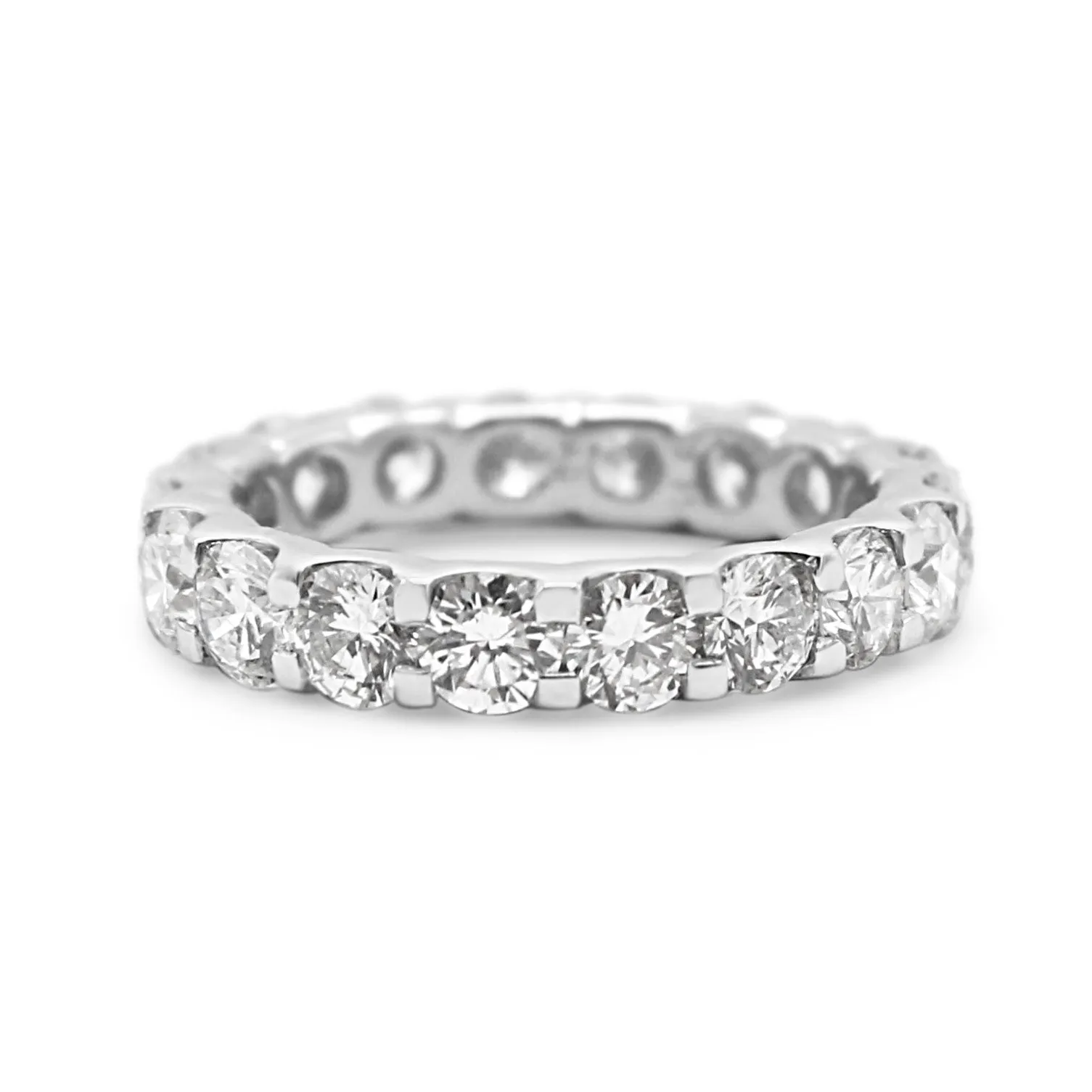 Diamond 3.35ct Full Eternity Ring Set in Platinum