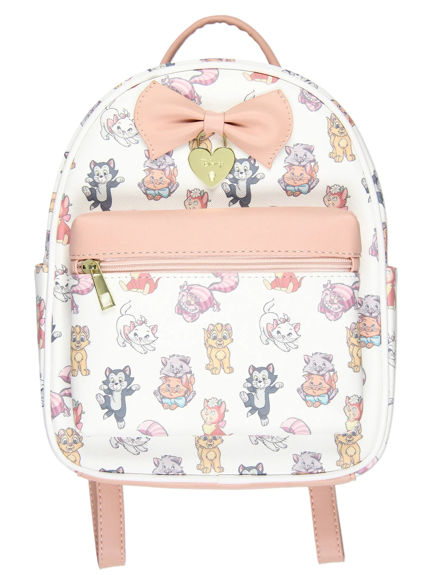 Disney Cats Saffiano Faux Leather Tote Bag Mini Backpack