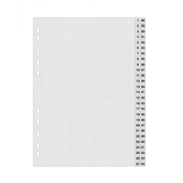 DIVIDER (1-54)Pvc Gray A4