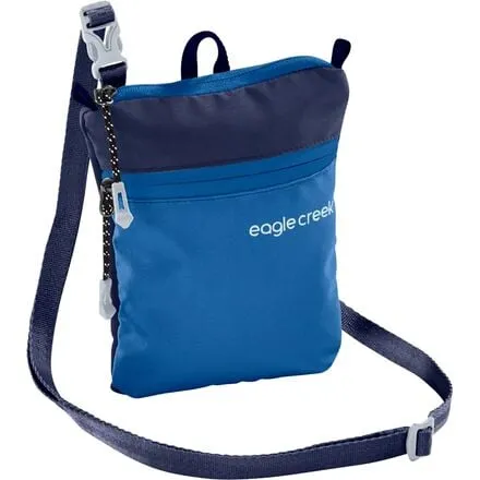 Eagle Creek Stash Neck Pouch in Aizome Blue