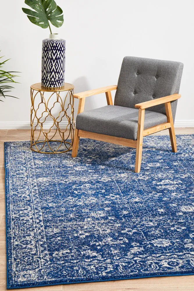 Evoke 252 Navy Rug 230cm x 160cm