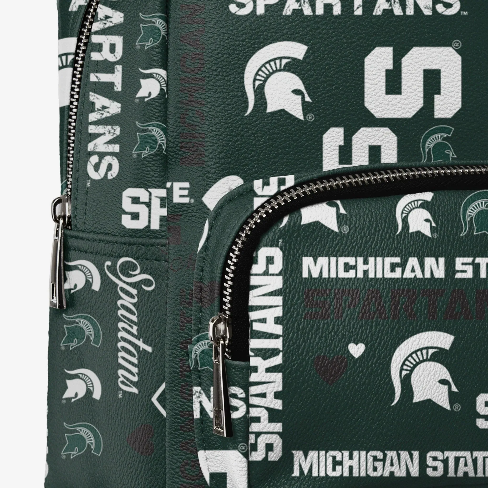 FOCO Michigan State Spartans Logo Love Mini Backpack