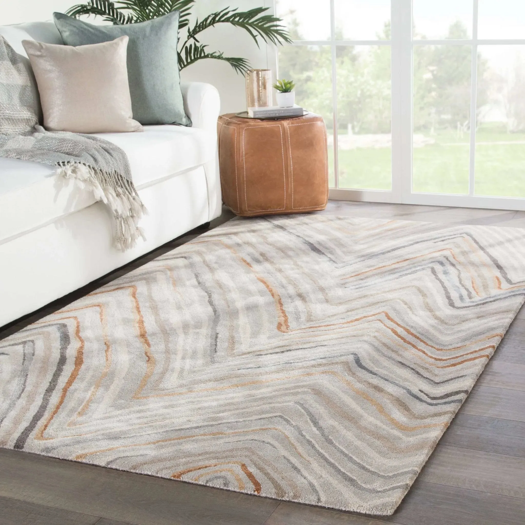 Genesis GES29 Grey/Orange Rug