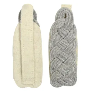 German Senior Officer Shoulder Boards - White Piped