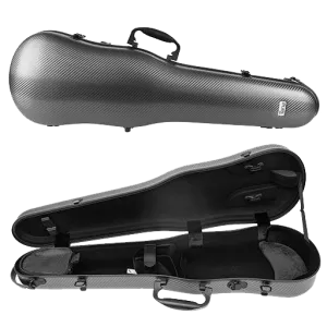 GEWA Pure Polycarbonate Shaped Violin Case 1.8kg Grey