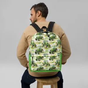 Green Tractor Backpack