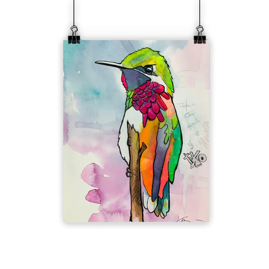 Hummingbird Classic Poster