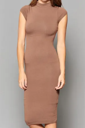 Kyli bodycon Dress (Cocoa)