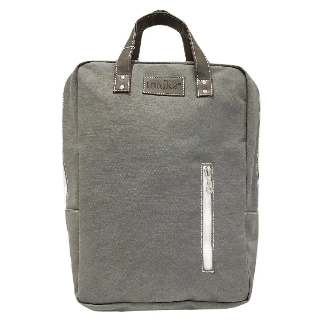 Laptop Backpack - Waxed Ash Slim by MAIKA