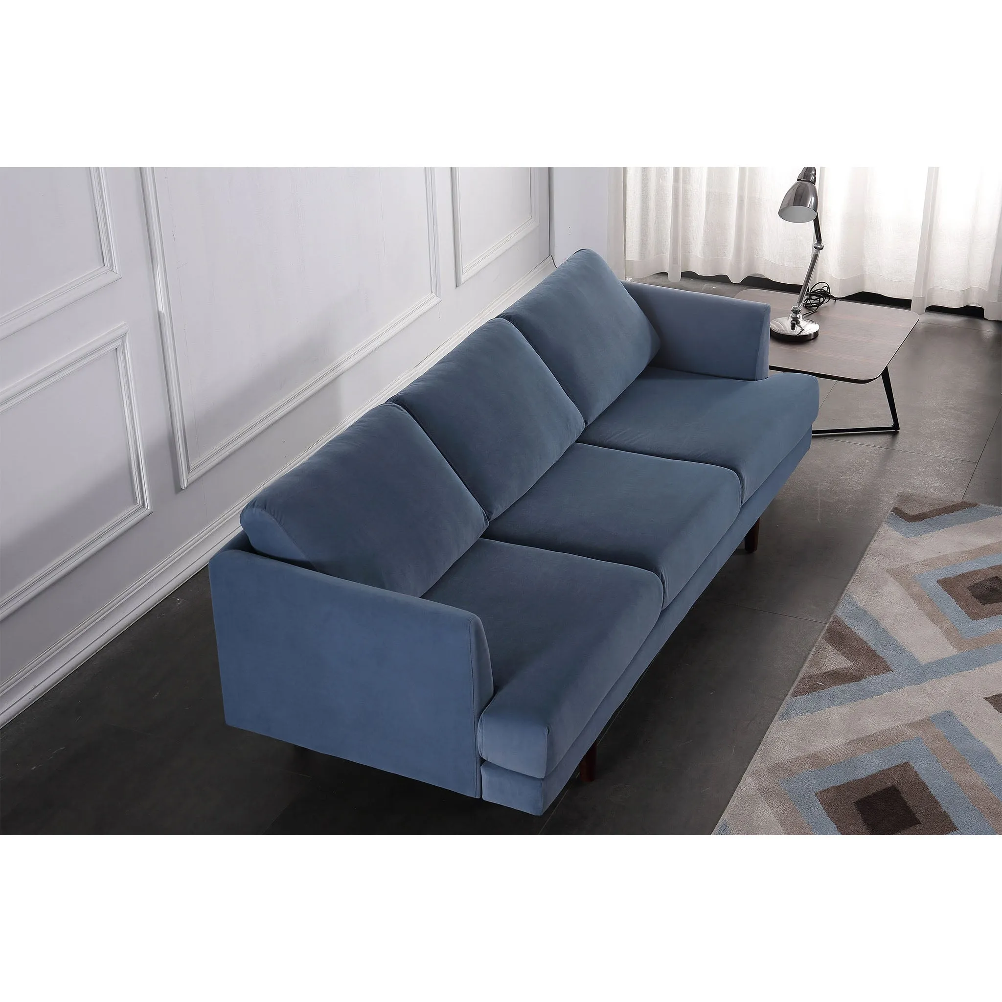 Minae Modern Contemporary Velvet Sofa