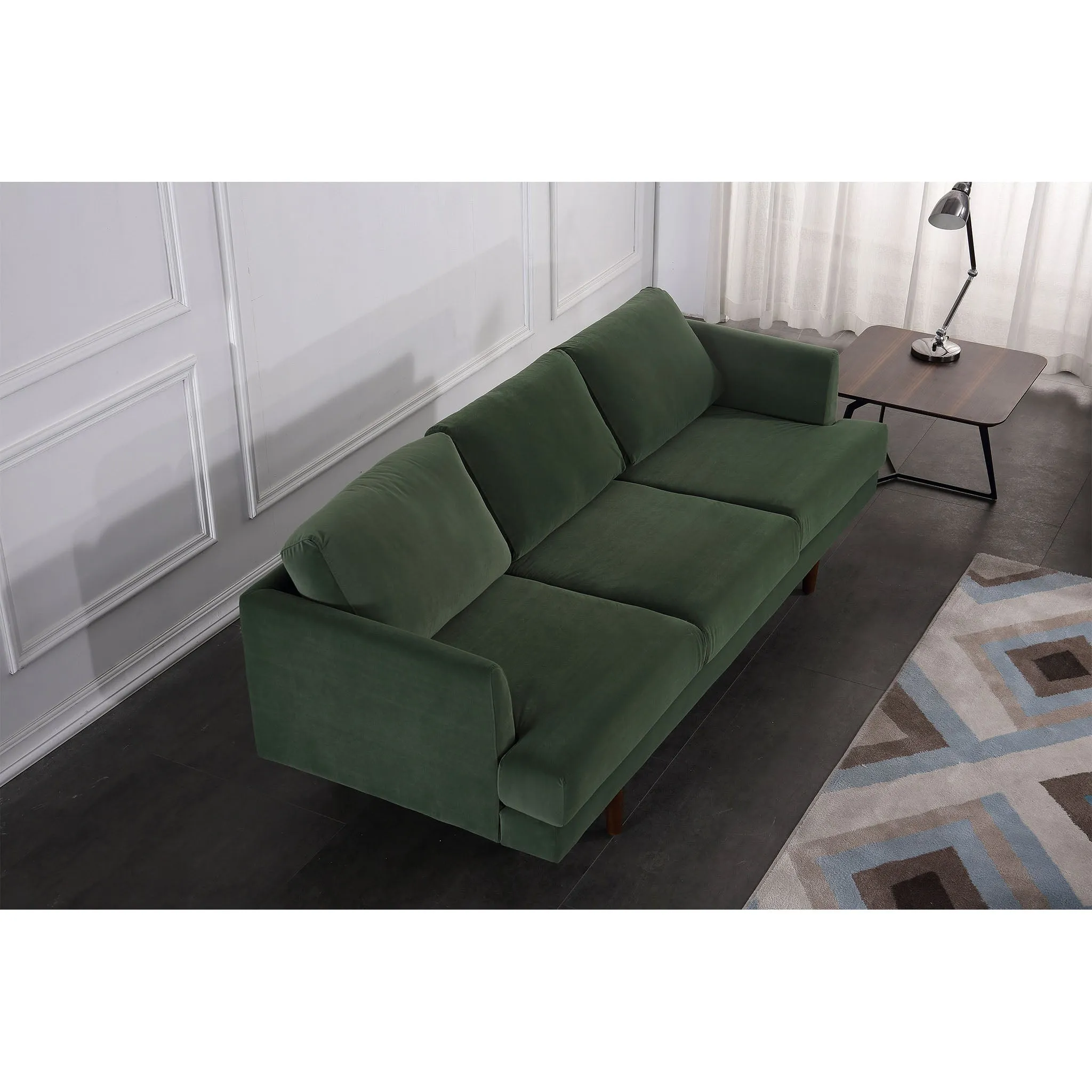 Minae Modern Contemporary Velvet Sofa