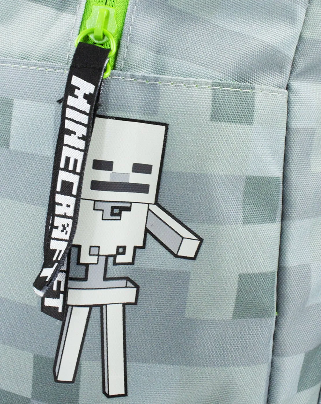 Minecraft Creeper Zombie Skeleton Breakthrough Backpack - Grey