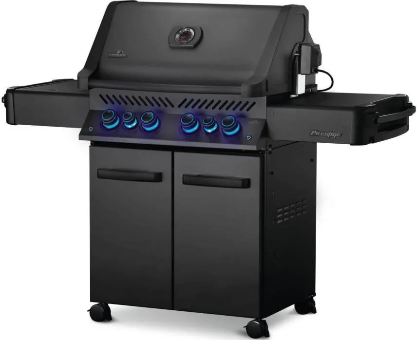 Napoleon Bbq P500RSIBNK3PHM Phantom Prestige 500 RSIB with Infrared Side and Rear Burners , Natural Gas, Satin Black