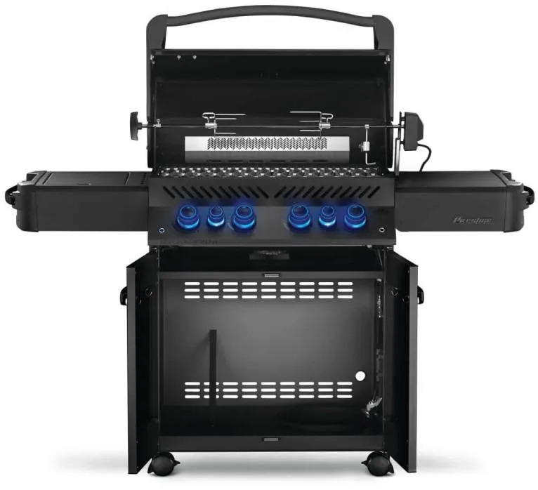 Napoleon Bbq P500RSIBNK3PHM Phantom Prestige 500 RSIB with Infrared Side and Rear Burners , Natural Gas, Satin Black