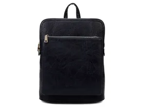 NAVY BLUE MULTI COMPARTMENT CROSS BODY BACKPACK