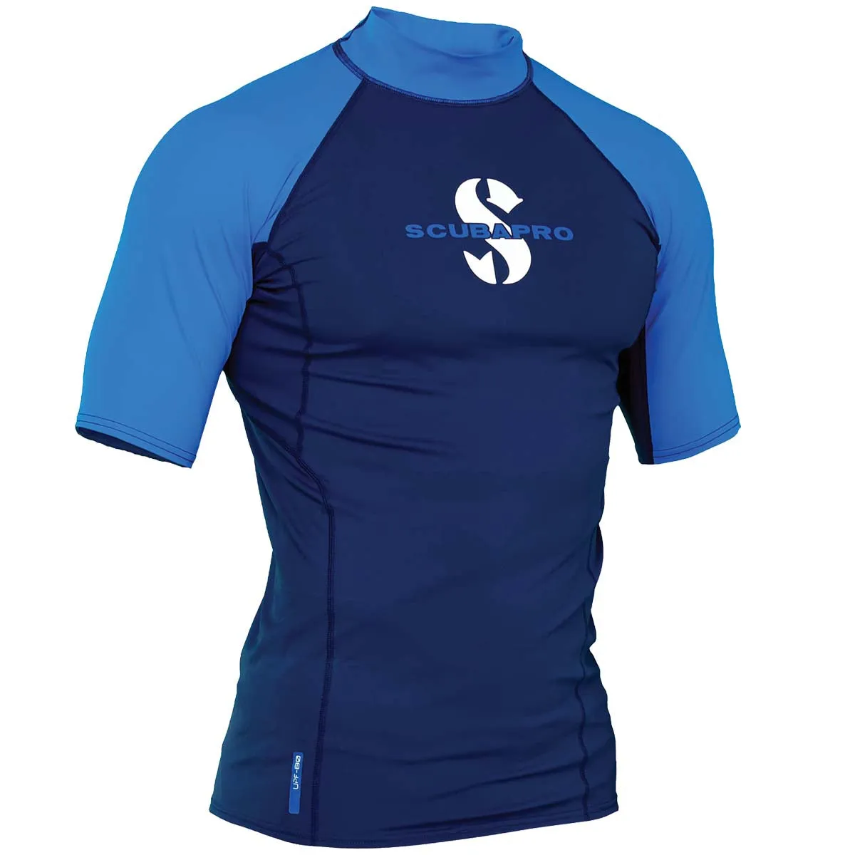 Open Box ScubaPro Men's UPF 80 T-Flex Short Sleeve Rash Guard, Aegean, Size: Medium