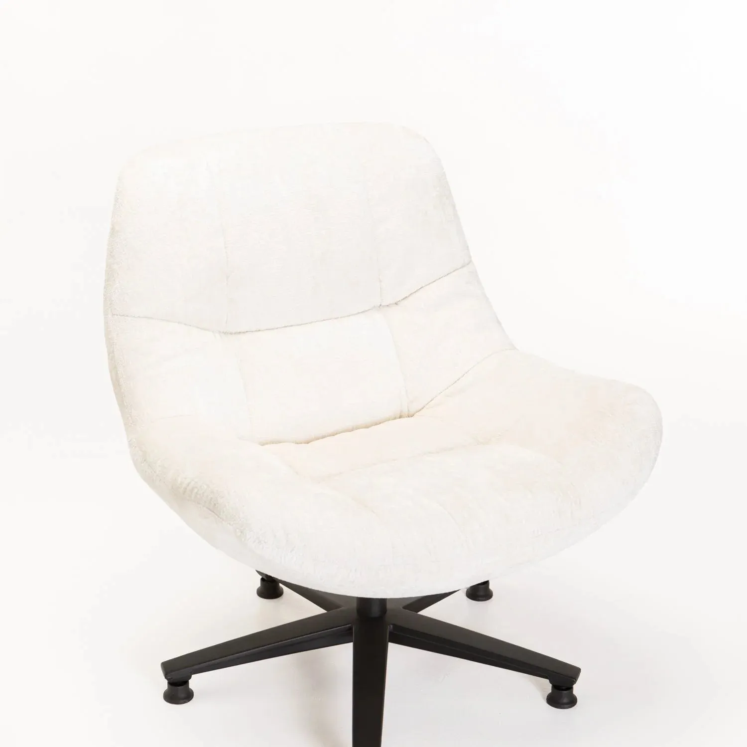 Phantom Swivel Occasional Chair (Available in Rust, Grey and Cream)