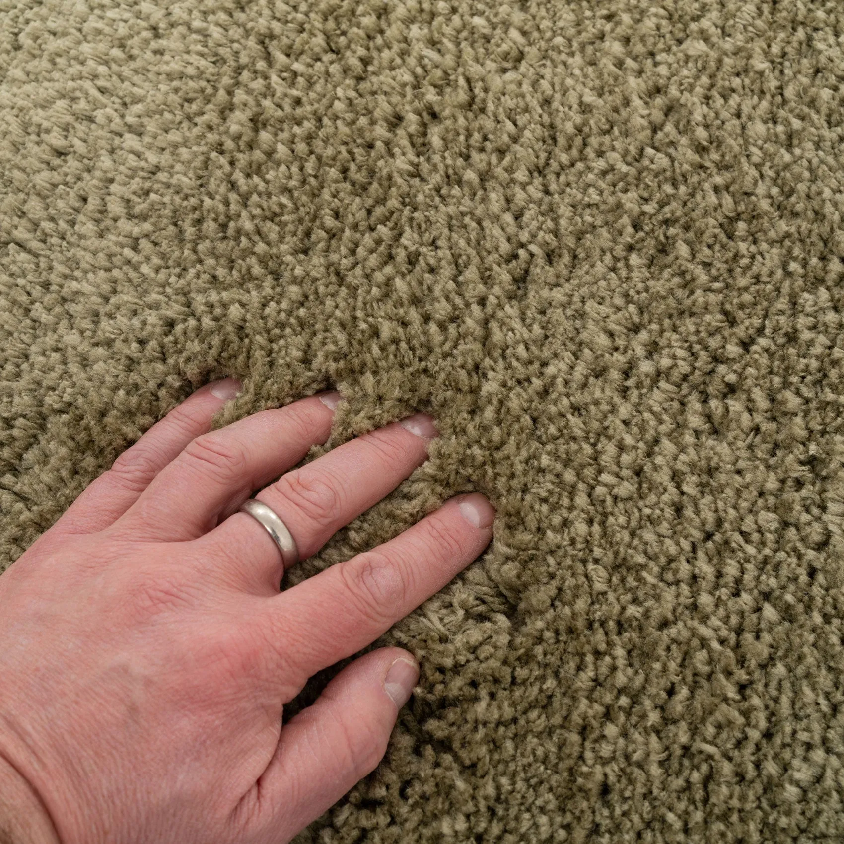 Premium Sage Green Shaggy Runner Rug - Sage