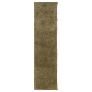 Premium Sage Green Shaggy Runner Rug - Sage