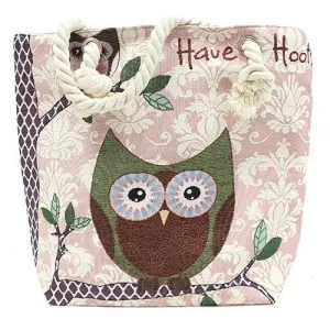 Rope Handle Bag - Have a Hoot