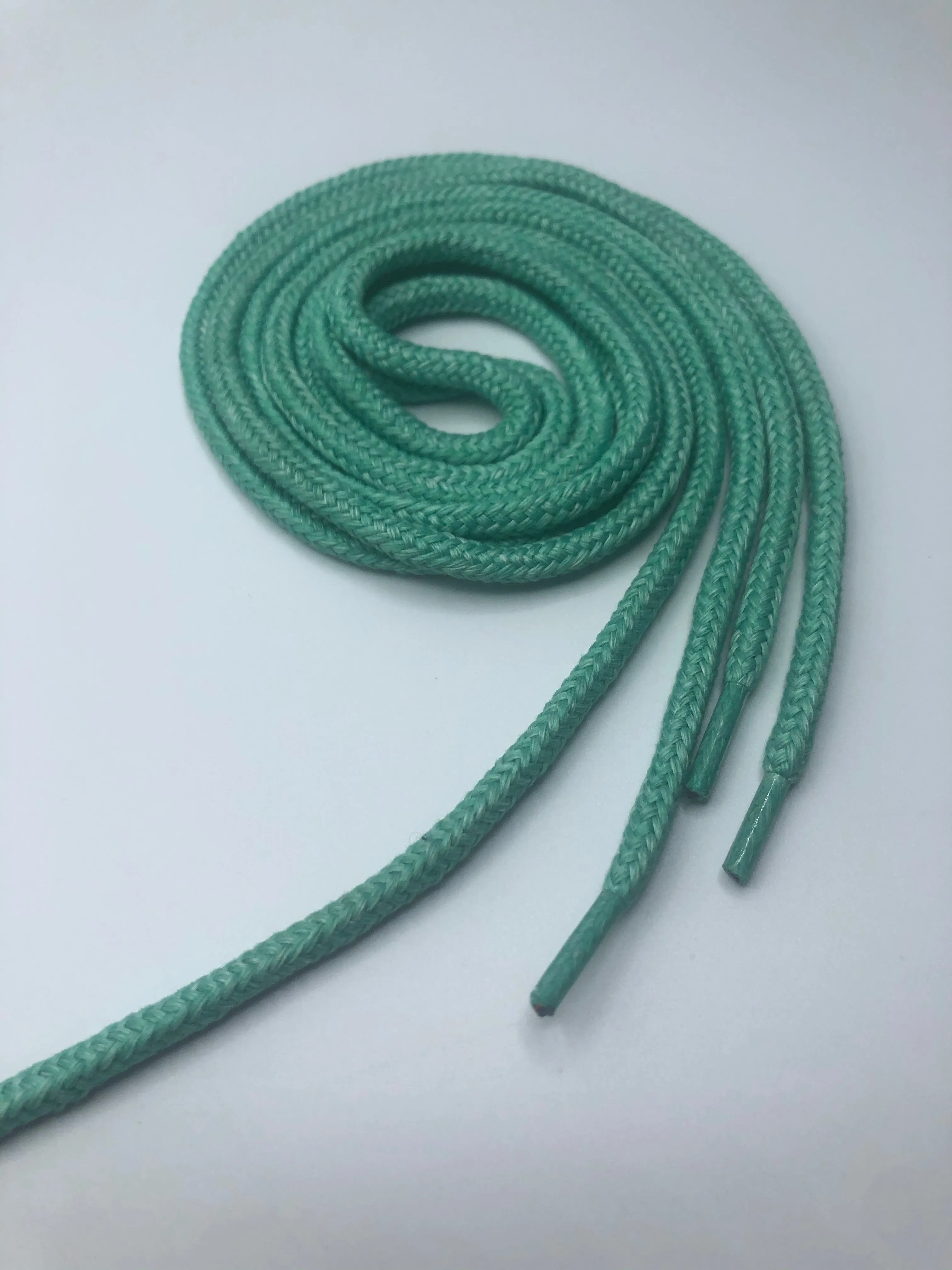 Round Solid Shoelaces - Mint Green