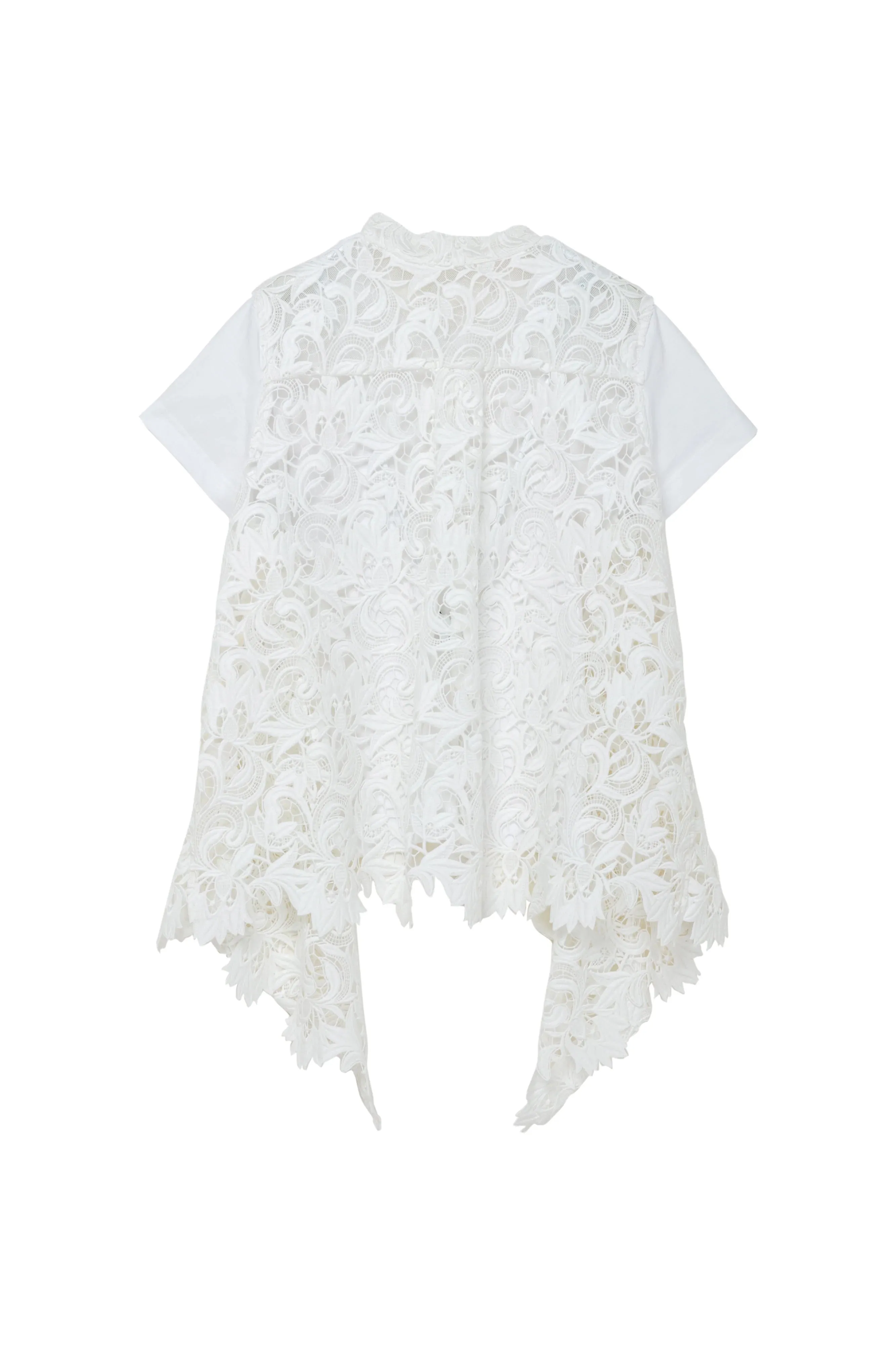 SACAI X CLUB21 50th Anniversary Lace T-Shirt