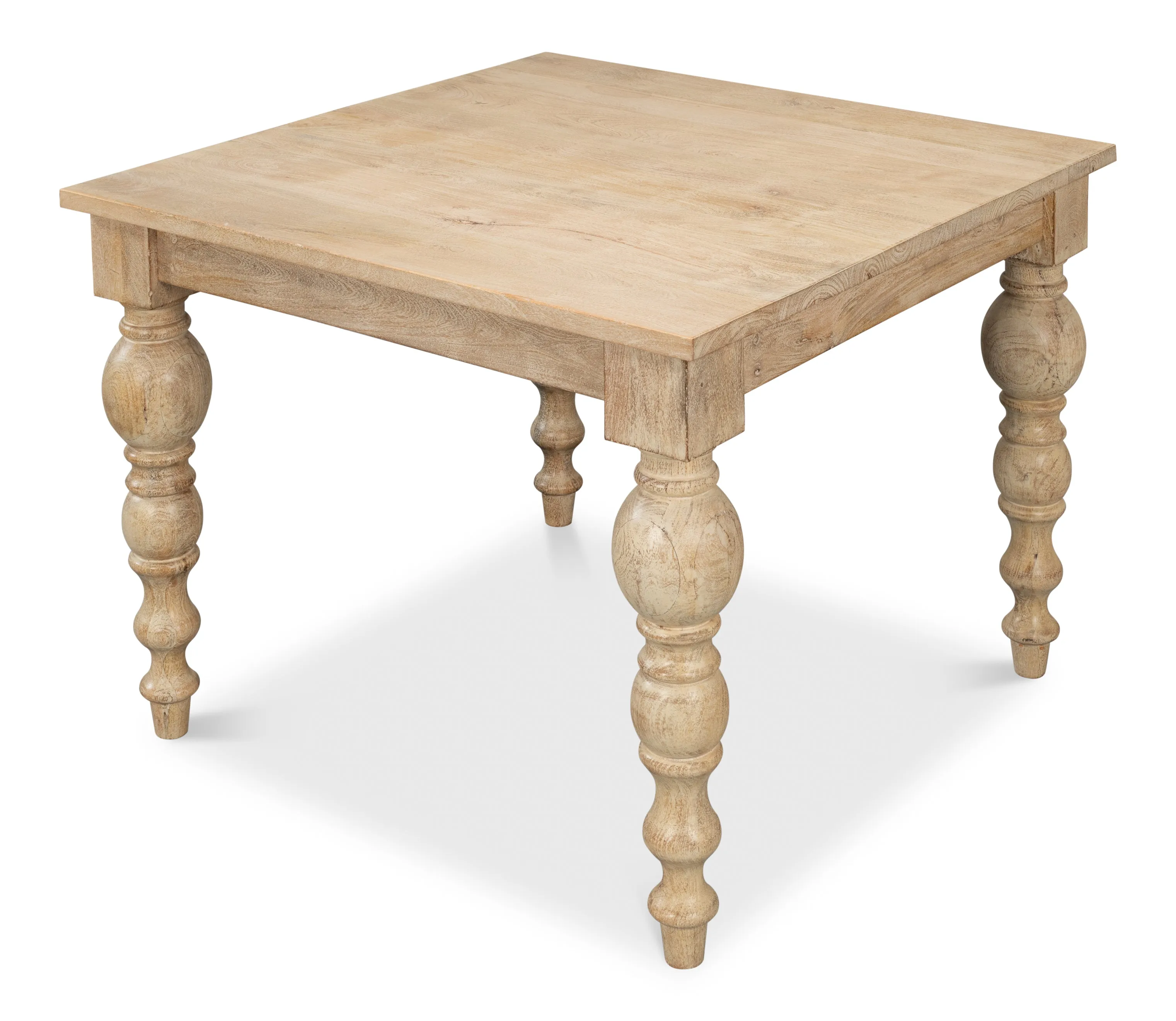 Sarreid - Jocelyn Dining Table  Square - NATURAL - Transitional