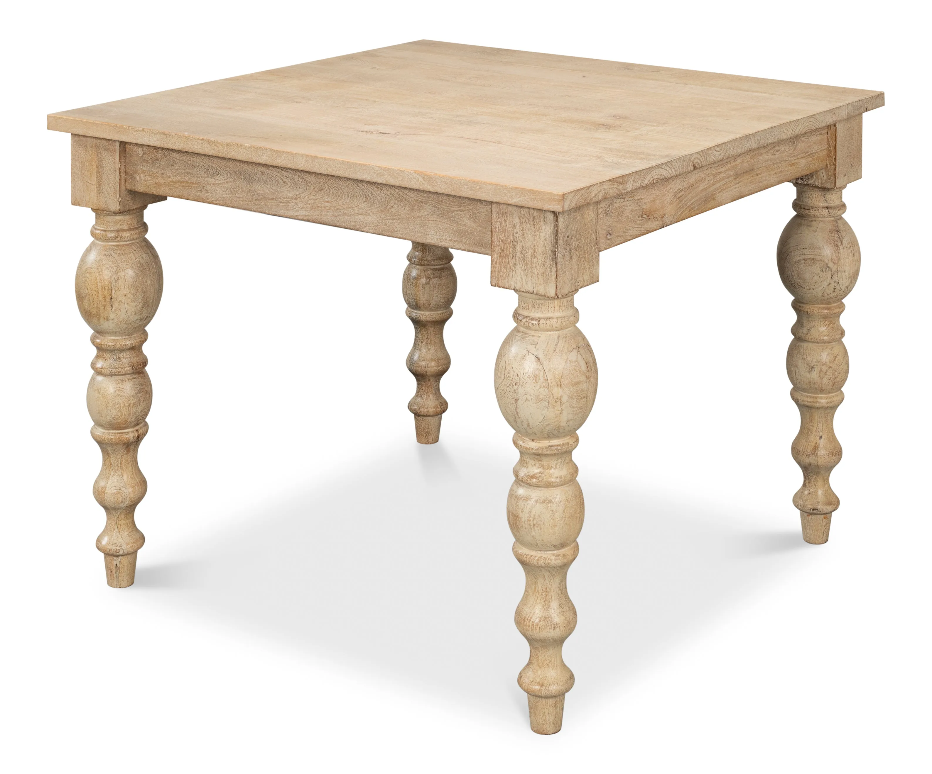 Sarreid - Jocelyn Dining Table  Square - NATURAL - Transitional