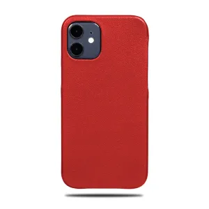 Scarlet Red iPhone 12 Leather Case