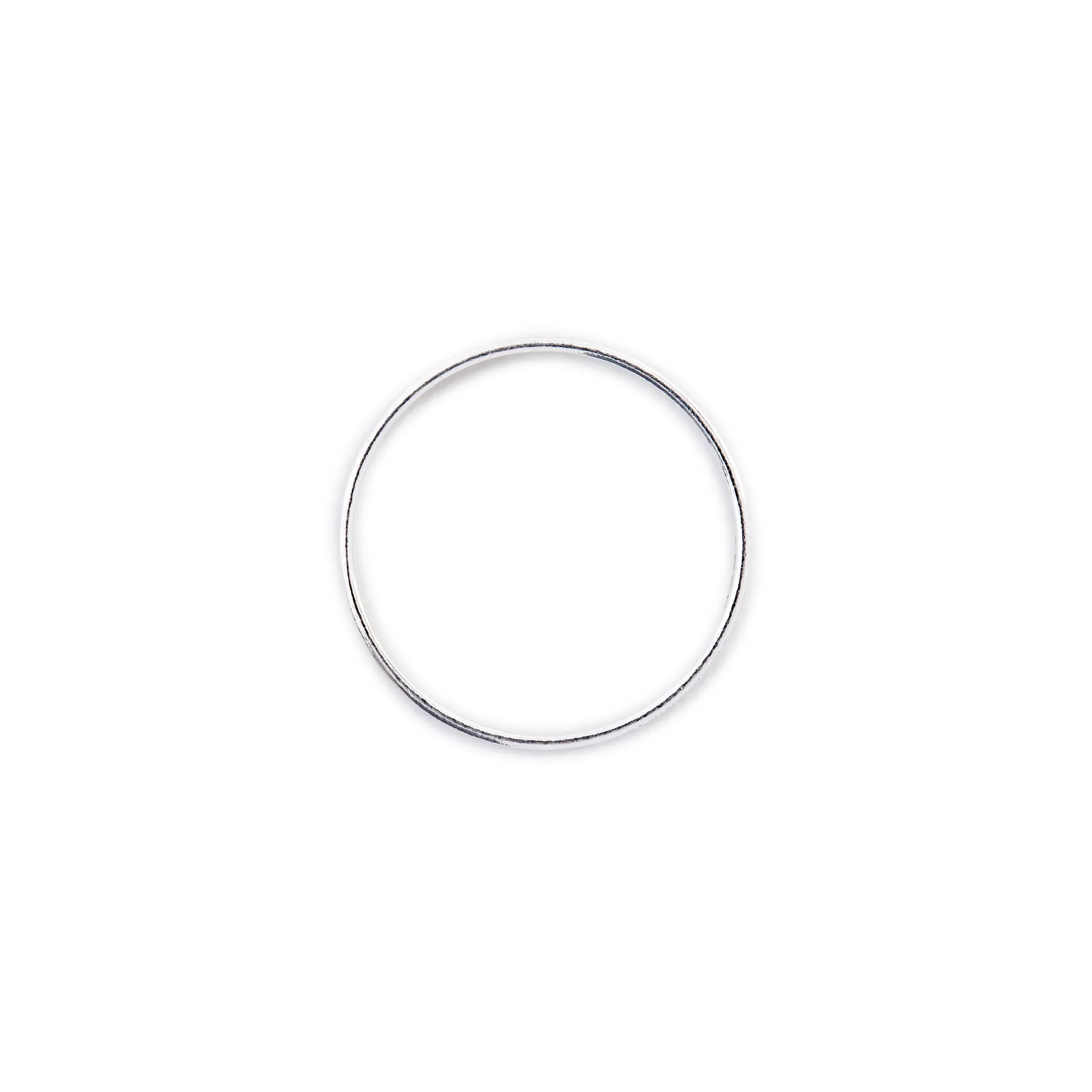 Silver Band Stacking Ring