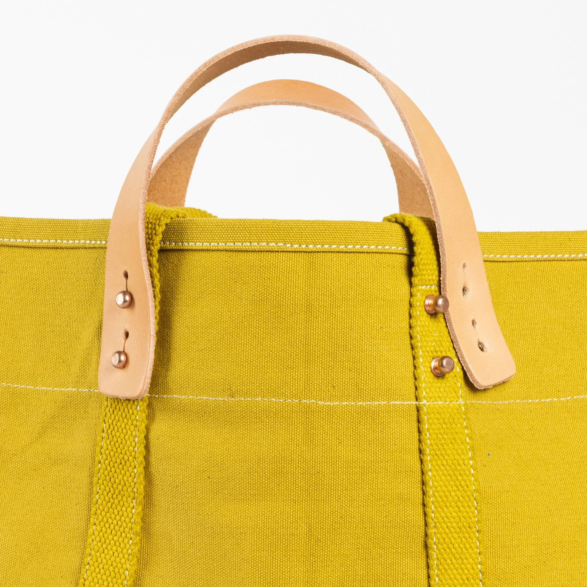 Small East West Tote | Chartreuse