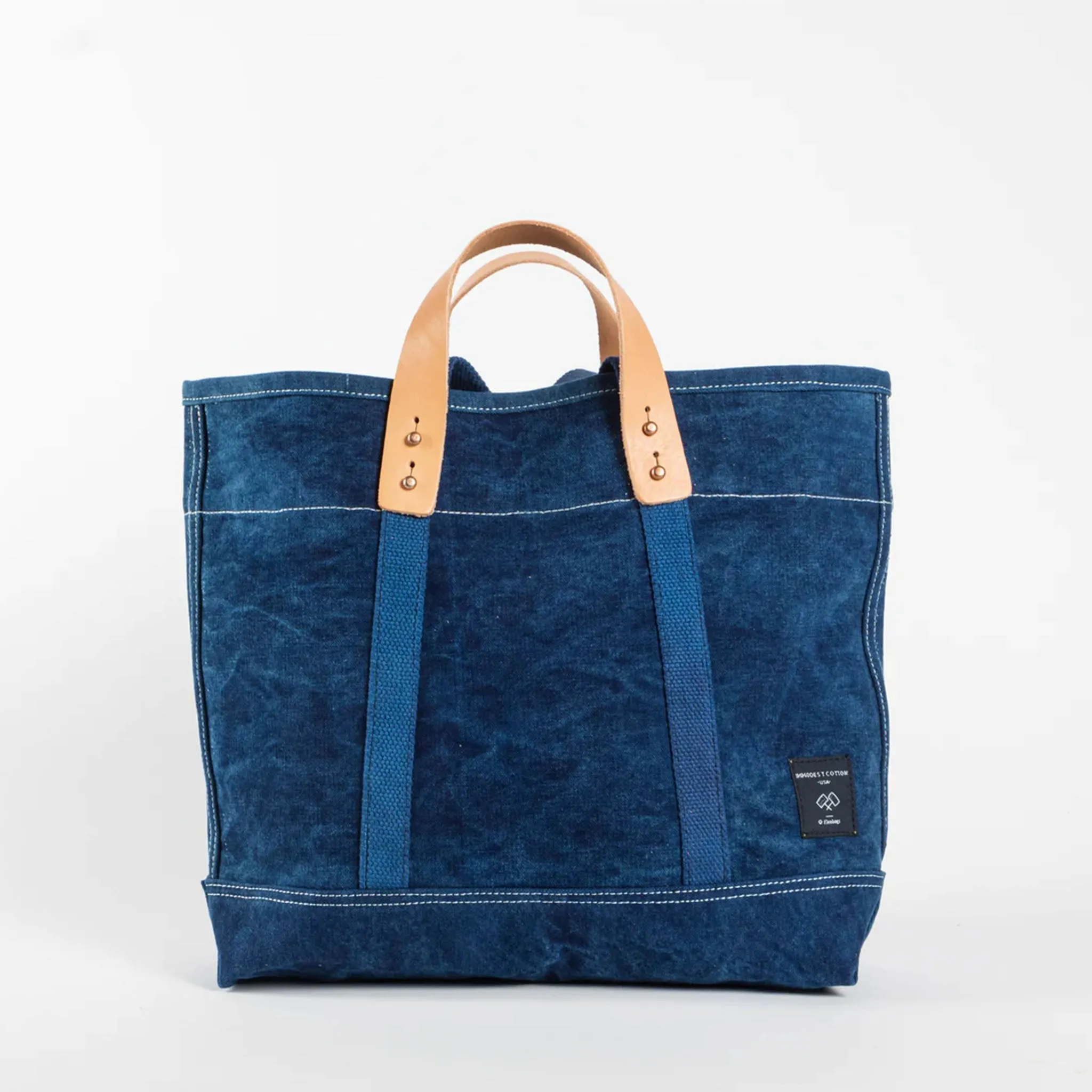 Small East West Tote | Dark indigo