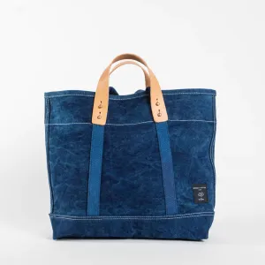 Small East West Tote | Dark indigo