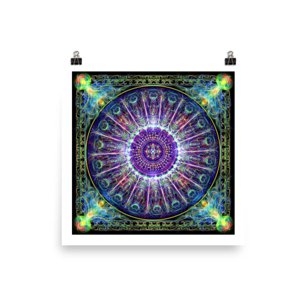 Subtle Realm Mandala - Poster