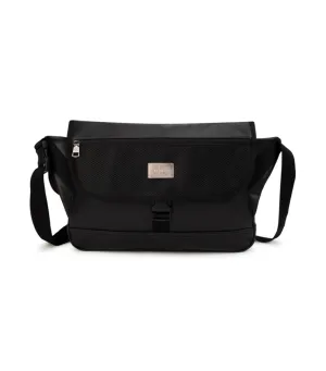 Tagged Messenger Bag Black