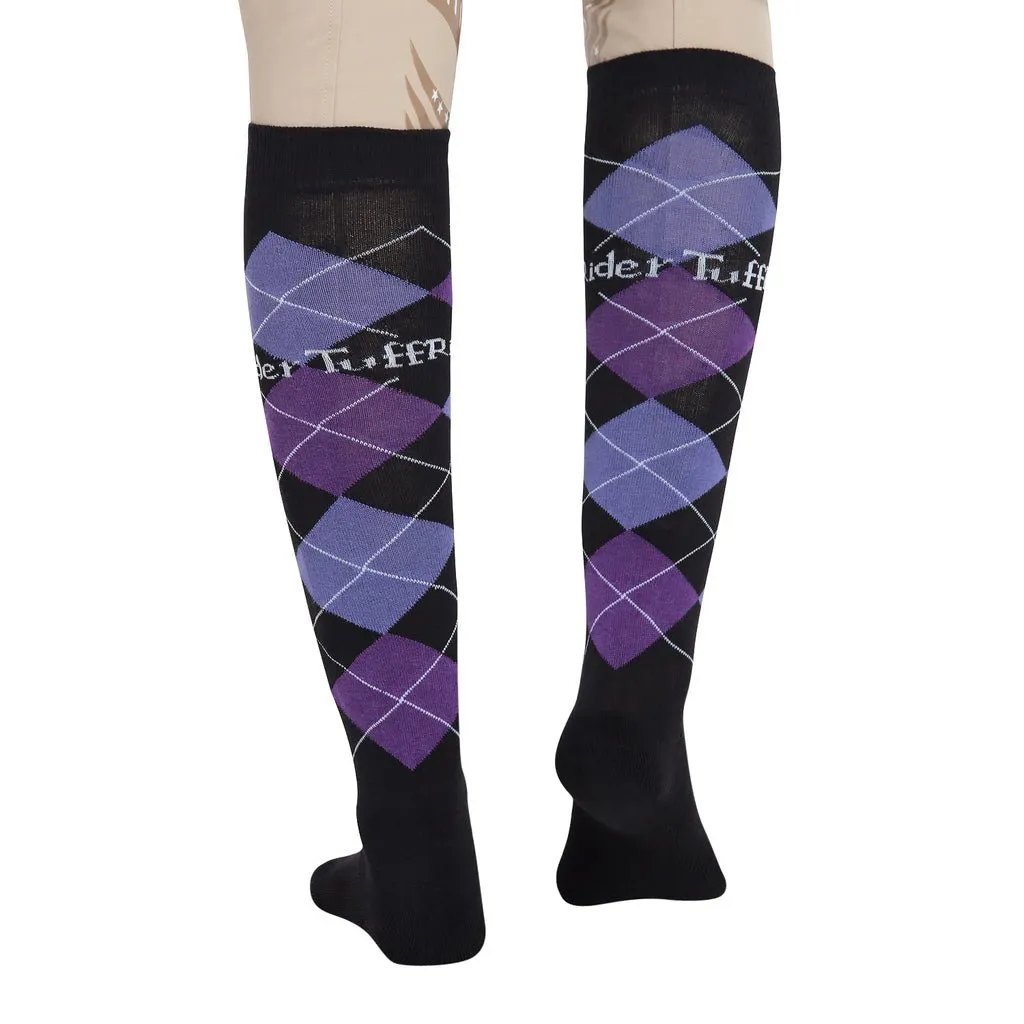 TuffRider Argyle Knee Hi Socks